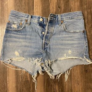 Levi High Waisted Shorts from Urban Outfitters